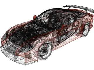 Mazda RX-7 Veilside 3D Model