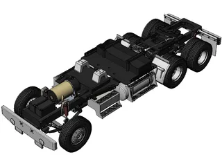 Tamiya Truck Chassis 3D Model