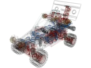 Lego Beach Buggy 3D Model