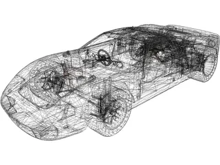 Ford GT40 3D Model