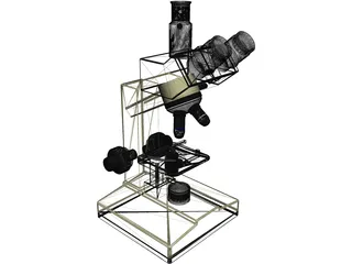 Microscope 3D Model