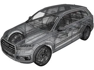 Audi Q7 (2016) 3D Model