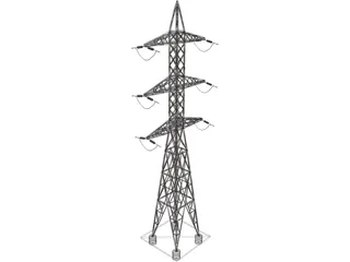 Electricity Pylon 3D Model