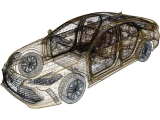 Toyota Avalon (2018) 3D Model