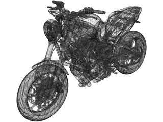 Motorbike 3D Model