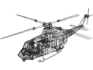 Bell UH-1Y Venom 3D Model