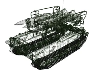 SA-6 Gainful 3D Model