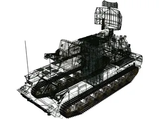 SA-15 Tor-M1 3D Model