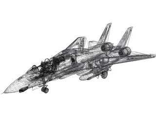 Grumman F-14D Super Tomcat 3D Model