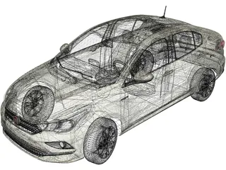 Fiat Cronos (2018) 3D Model