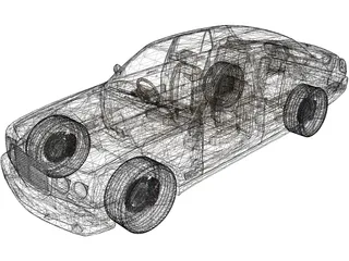 Bentley Arnage (2007) 3D Model