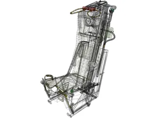 Mk7 Ejection Seat 3D Model