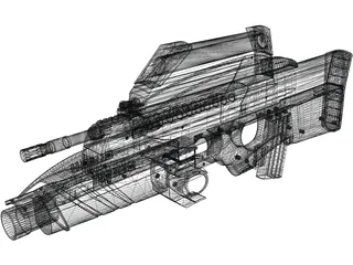 FS2000 Bullpup 3D Model