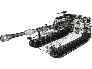 M109A2 Swiss 3D Model