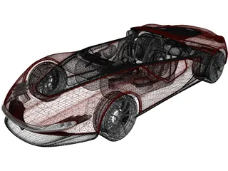 Ferrari Sergio Concept (2013) 3D Model
