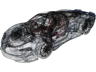 McLaren Speedtail (2018) 3D Model