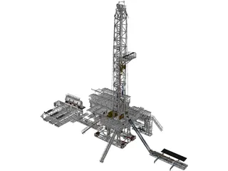 Land Rig 3D Model