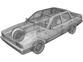Volkswagen Santana (1985) 3D Model
