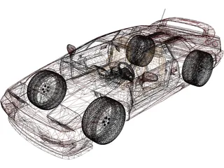 Lotus Esprit (2002) 3D Model