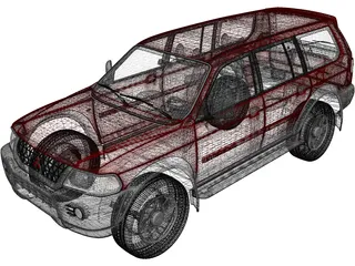 Mitsubishi Pajero Sport (1996) 3D Model