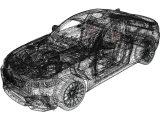 BMW M2 Competition (2018) 3D Model