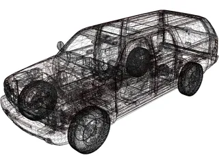 Chevrolet Suburban (2000) 3D Model