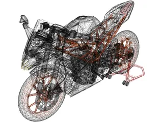 KTM RC 390 3D Model
