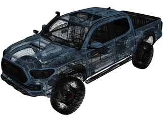 Toyota Tacoma Double Cab (2019) 3D Model