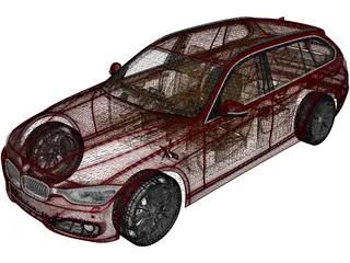 BMW 335i [F31] Wagon 3D Model