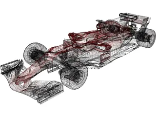 Ferrari SF70H F1 3D Model