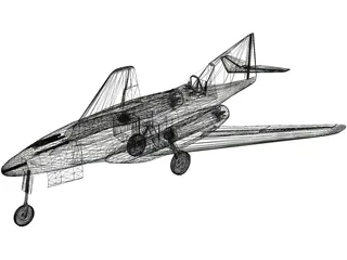 Messerschmidt Me 262 HG III 3D Model