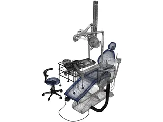 Dental Clinic Chair 3D Model