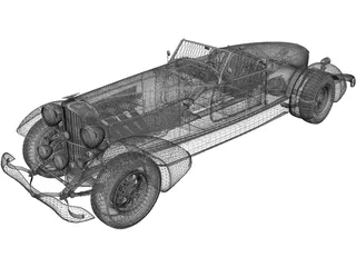 Duesenberg Speedster SJ 3D Model