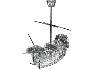 Ship 3D Model