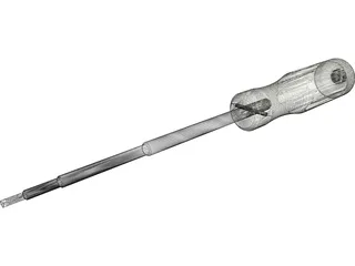 Hexagonal Screwdriver 3D Model