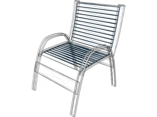 Beach Chair 3D Model