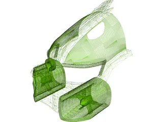 Bionicle Kanohi Miru Nuva Mask 3D Model