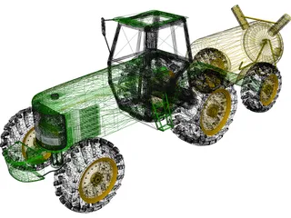 Tractor 3D Model