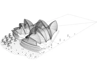 Syndey Opera House 3D Model