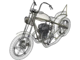 Motorcycle 3D Model