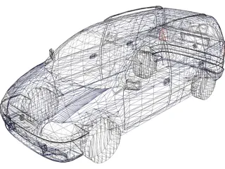 Opel Zafira 3D Model