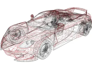 Porsche Carrera GT [Tuned] 3D Model