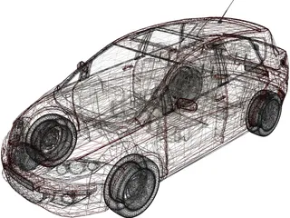 Seat Toledo 3D Model