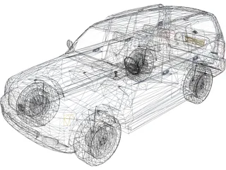 Toyota Land Cruiser (2006) 3D Model