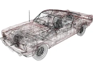 Ford Mustang (1965) 3D Model