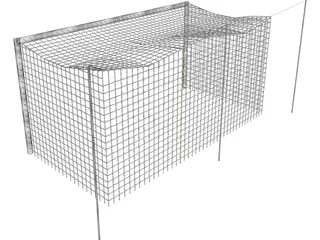 Soccer Goal 3D Model