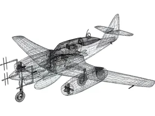 Messerschmidt Me 262 3D Model