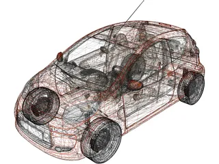 Citroen C1 (2010) 3D Model