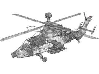 Eurocopter EC-665 Tiger 3D Model