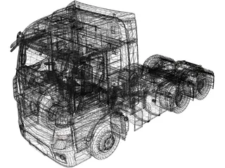 Mercedes-Benz Actros 3D Model
